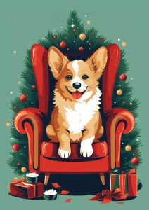 Christmas Corgi