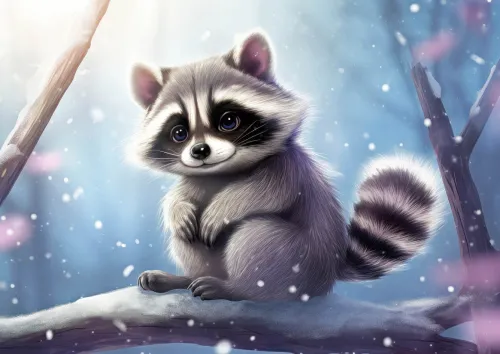 Cute Racoon