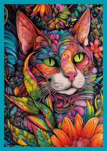 Floral Cat