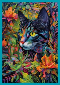 Floral Cat