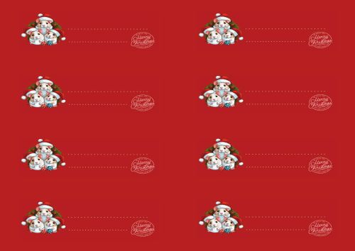 Stickers: Merry Christmas