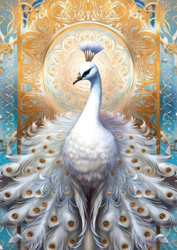 Snow Peacock