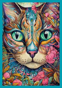 Floral Cat