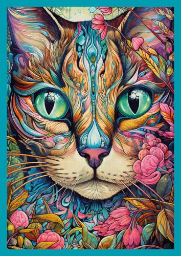 Floral Cat