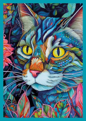 Floral Cat