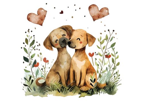 Valentine's Day Dogs