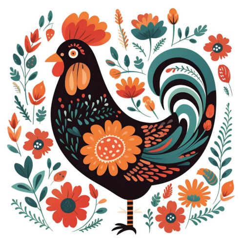 Scandinavian Easter Folk Art