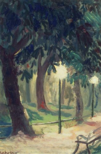 Mehoffer Józef - Planty Park in Cracow