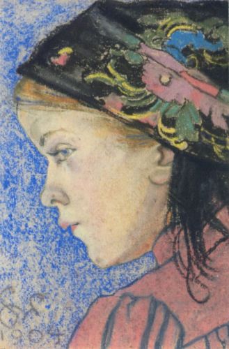 Wyspiański Stanisław - Portrait of a girl