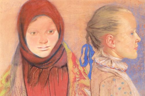 Wyspiański Stanisław - Portrait of two little girls