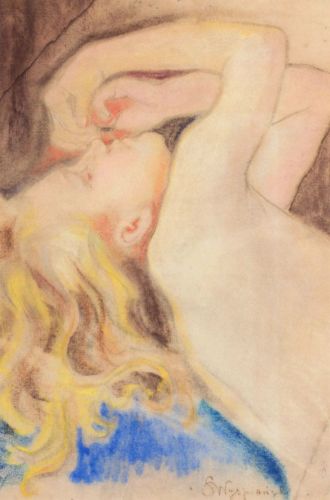 Wyspiański Stanisław - Study of an angel for the polychrome "Fallen Angels"