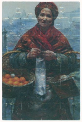 Aleksander Gierymski - Jewish woman selling oranges