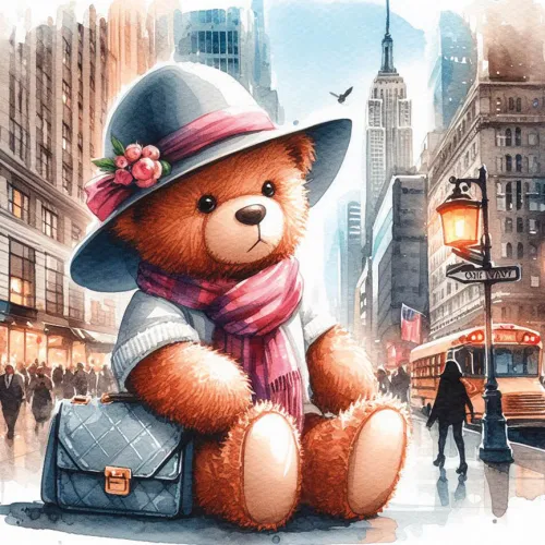 Fashionist Teddy Bear in New York