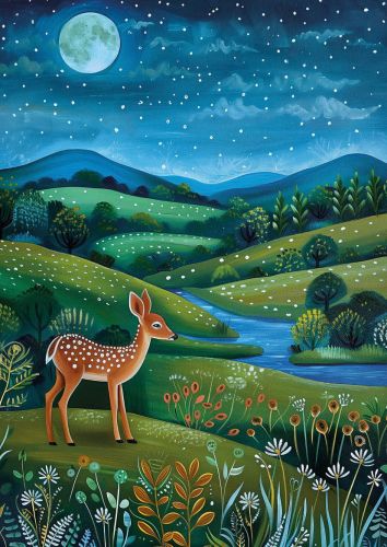 Nighttime Hills