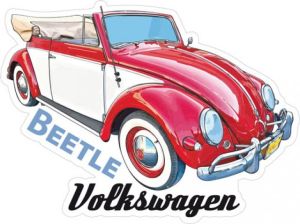 Magnet: Volkswagen Beetle
