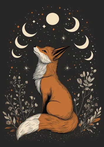 Floral Fox