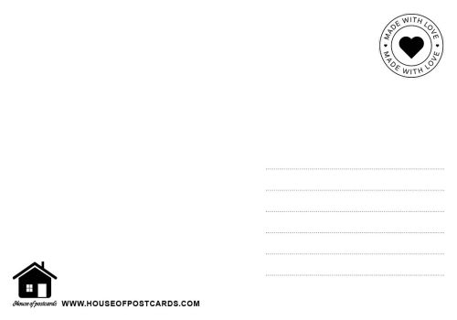 Stickers - reverse side of postcard