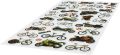 Stickers: Motorcycles and bicycles