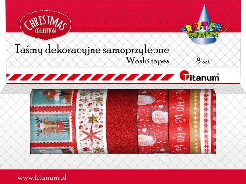 Set of 8 Christmas Washi Tapes