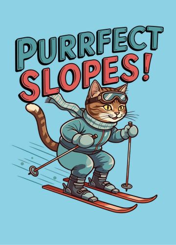 Purrfect Slopes!
