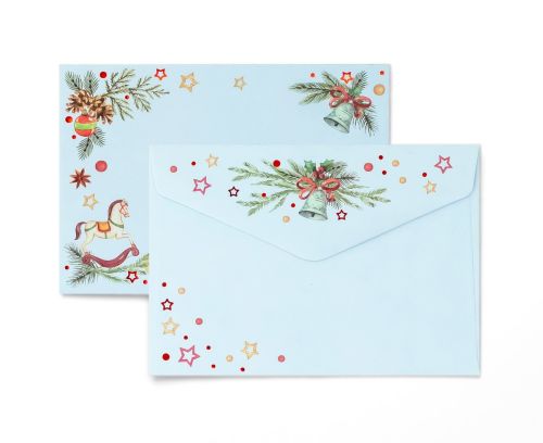Decorative Envelope C6 Christmas Star