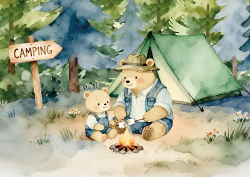 Bear camping