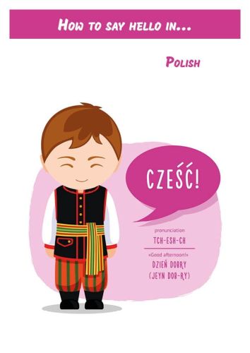 How to say hello in... Polish