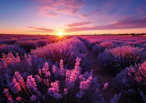 Lavender Sunset