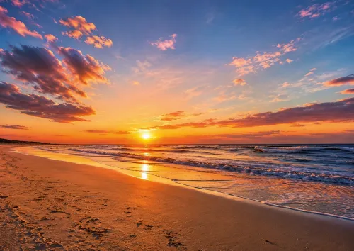 Karwia – Sunset over the Baltic Sea