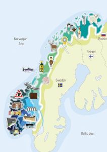 Map of Norway