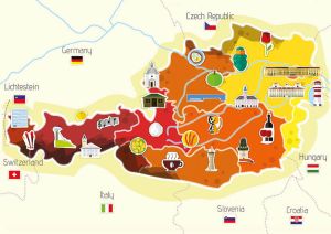 Map of Austria