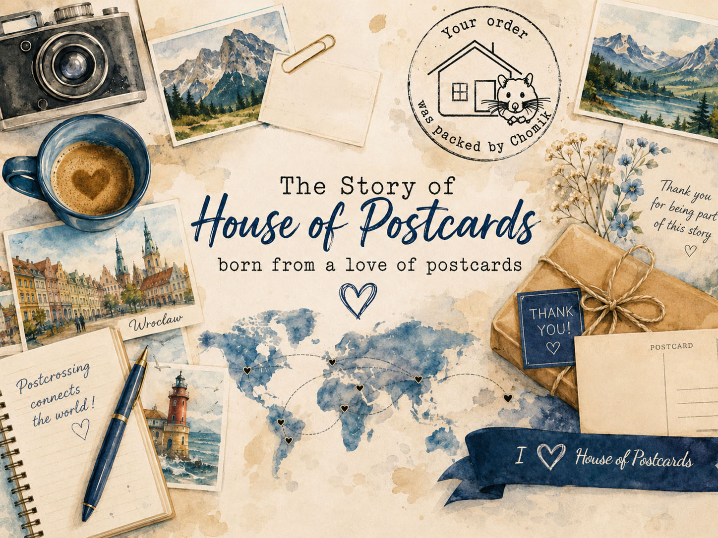 1 The Story of House of Postcards