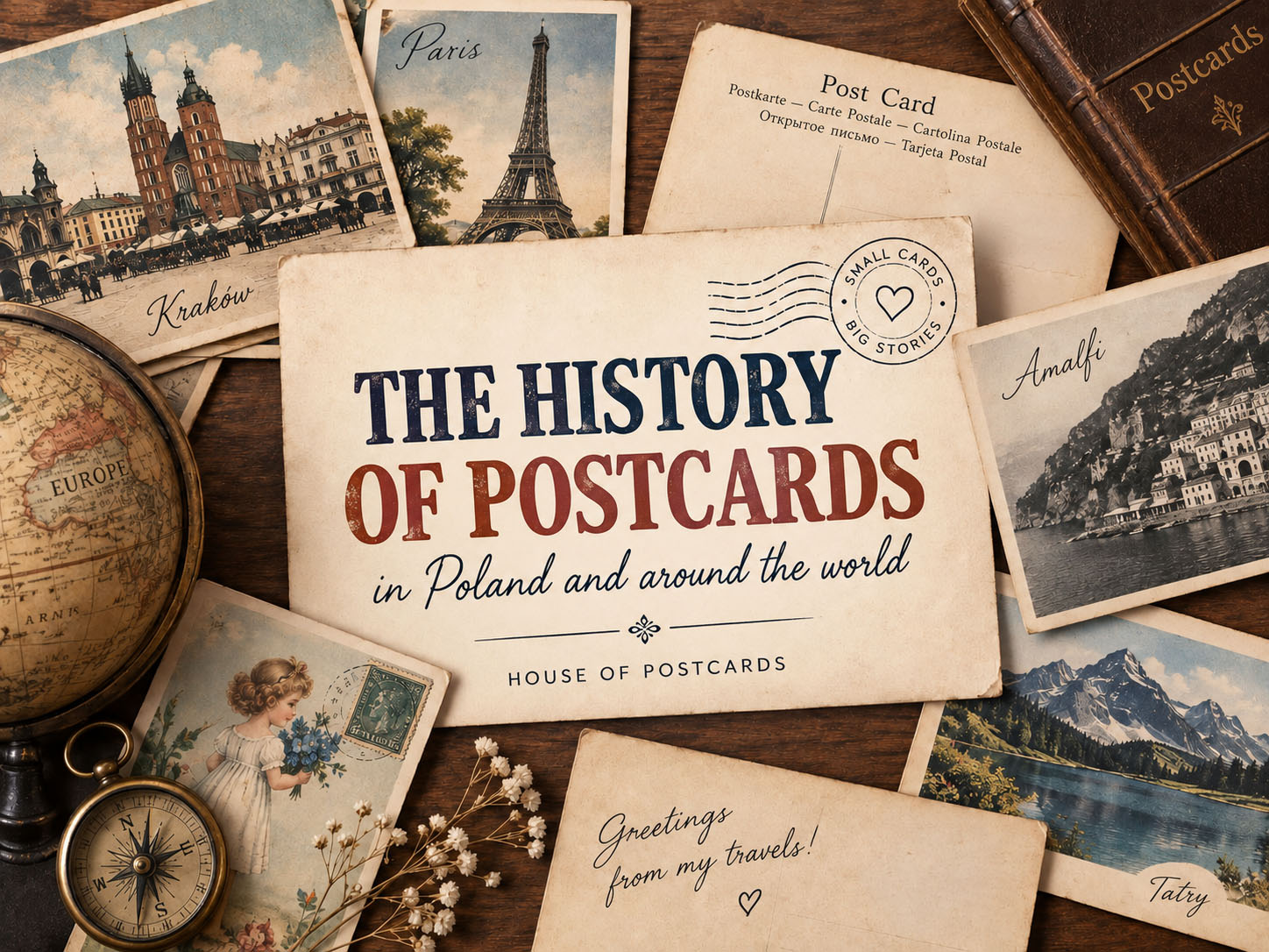 historia pocztówki